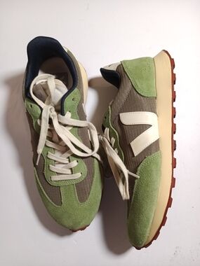 Veja Rio Branco II Ripstop Lace Up Sneaker In Green US Women's 11 Men's 9